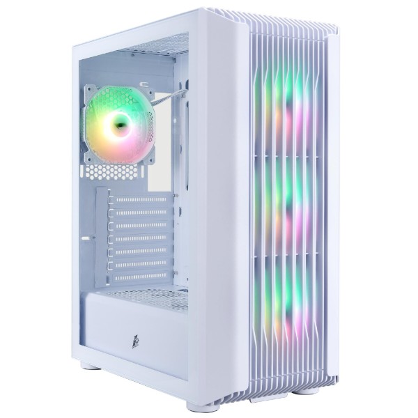 Фото - Корпус 1stPlayer H6-WH-4F7-W White без БП
