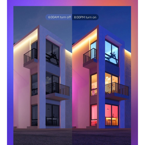 Фото - Розумна лампа Govee H6004, E27, 9W, 800Lm, 2700K-6400K, RGB, WI-FI/Bluetooth White (H6004CC1)