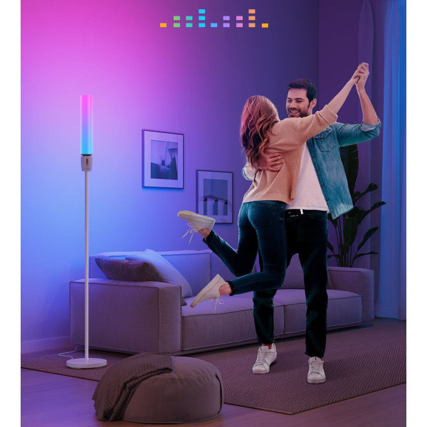 Фото - Розумний торшер Govee H6078, 1500Lm, RGBICW, WI-FI/Bluetooth, White (H6078302)