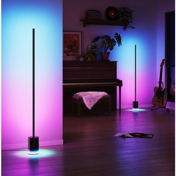 Фото - Розумний торшер Govee H607C Floor Lamp 2, 1725Lm, RGBICWW, WI-FI/Bluetooth, Black (H607C311)