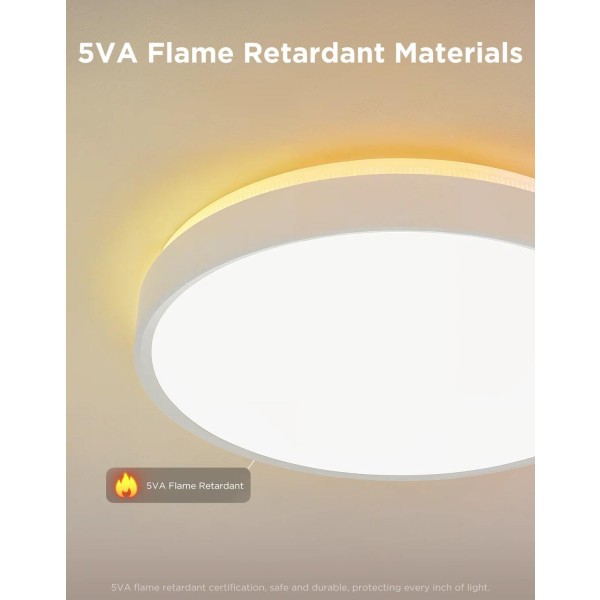 Фото - Розумна лампа Govee Smart Ceiling Light Pro White (H60A6C01)