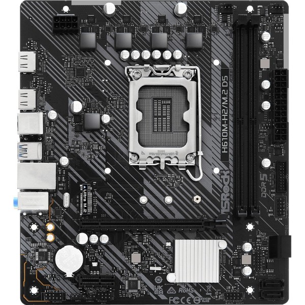 Фото - Материнська плата ASRock H610M-H2/M.2 D5