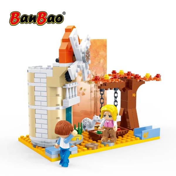 Фото - Пластиковый конструктор Banbao "Времена года" (178 элм.) Осень (6629)