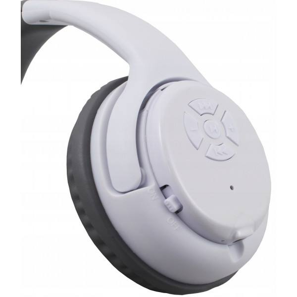 Фото - Навушники повнорозмірні бездротові Esperanza Libero White (EH163W)