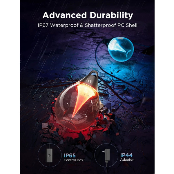 Фото - Розумна лампа Govee H7025  Black (H7025CB1)