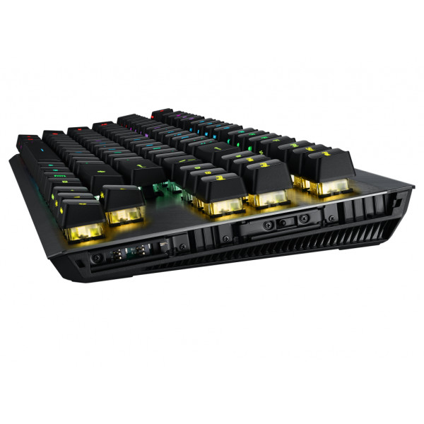 Фото - Клавиатура беспроводная игровая Asus ROG CLAYMORE II RD RGB USB/WL EN Black (90MP01W0-BKUA01)