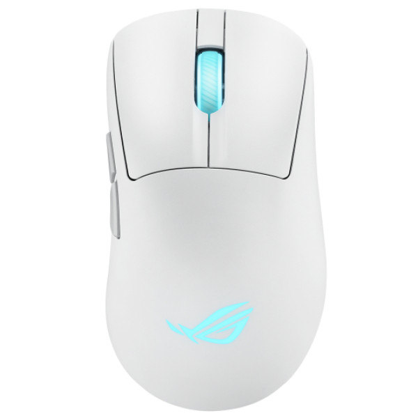 Фото - Миша бездротова ігрова Asus ROG Keris II Origin White (90MP04A0-BMUA10)