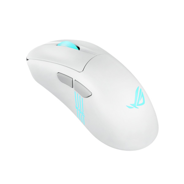 Фото - Миша бездротова ігрова Asus ROG Keris II Origin White (90MP04A0-BMUA10)