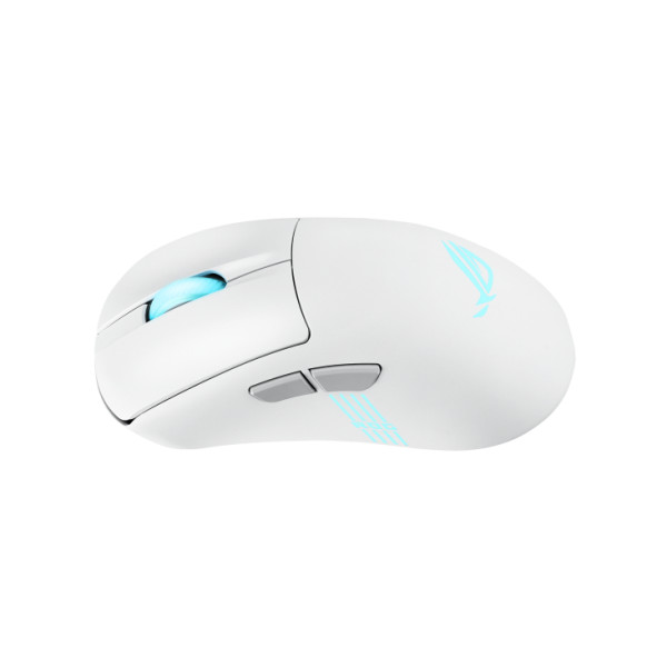 Фото - Миша бездротова ігрова Asus ROG Keris II Origin White (90MP04A0-BMUA10)