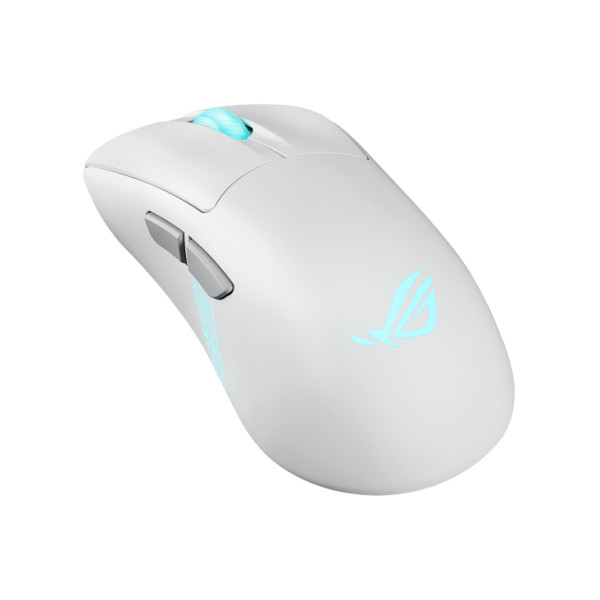 Фото - Миша бездротова ігрова Asus ROG Keris II Origin White (90MP04A0-BMUA10)