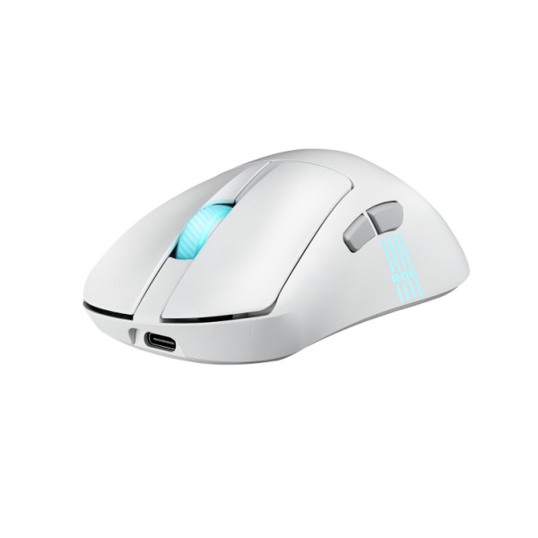 Фото - Миша бездротова ігрова Asus ROG Keris II Origin White (90MP04A0-BMUA10)