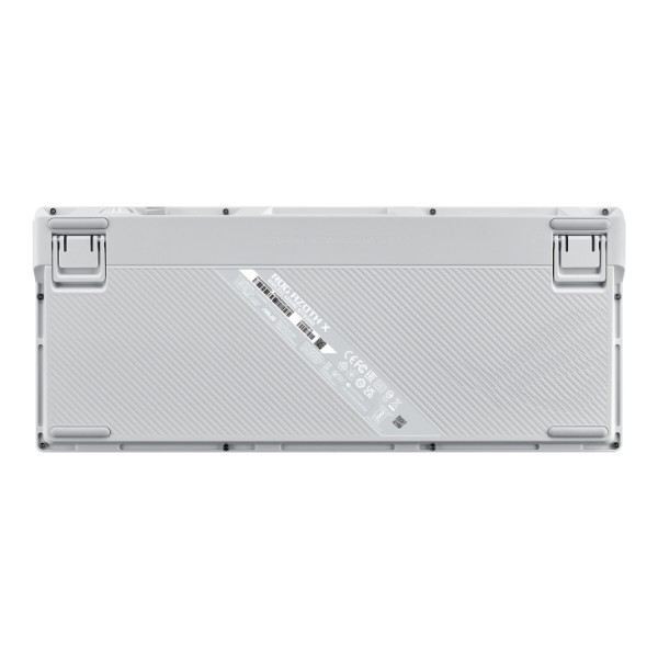 Фото - Клавіатура бездротова ігрова Asus ROG Azoth X NX Snow V2 EN PBT Black (90MP044F-BKUA30)