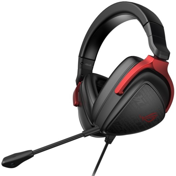 Фото - Гарнитура проводная игровая Asus ROG Delta S Core 3.5 мм Black/Red (90YH03JC-B1UA00)