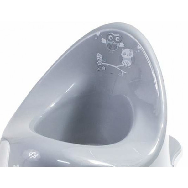 Фото - Горщик дитячий Tega Baby Сова з антиковзаючою гумою Сірий (SO-001-106)