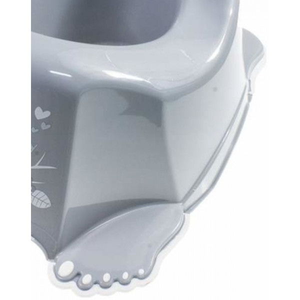 Фото - Горщик дитячий Tega Baby Сова з антиковзаючою гумою Сірий (SO-001-106)