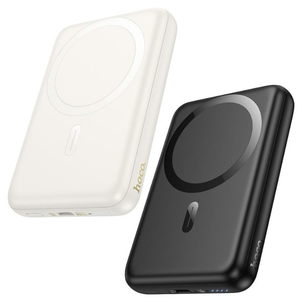 Фото - Батарея мобильная HOCO J141 Grace PD20W Magnetic 10000 mAh White (714985)