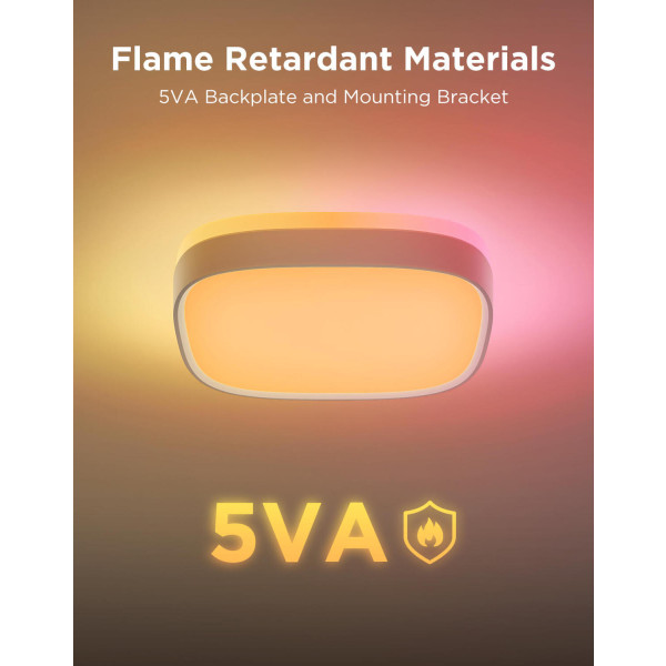 Фото - Розумна лампа Govee H60A4 Smart Square Ceiling Light 30cm White (H80A4C01)