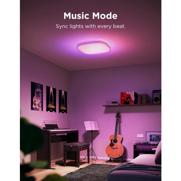 Фото - Розумна лампа Govee H60A4 Smart Square Ceiling Light 30cm White (H80A4C01)