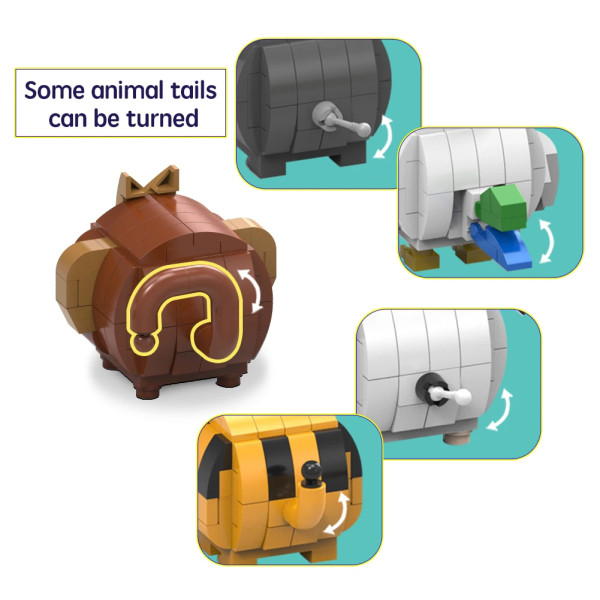 Фото - Пластиковый конструктор Banbao "Знаки зодиака" (96 элм.) Овца (ET802-8)