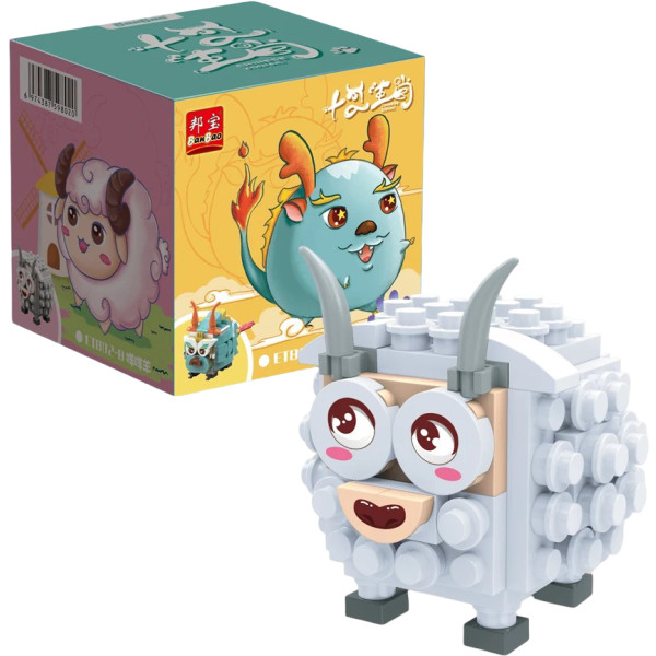 Фото - Пластиковый конструктор Banbao "Знаки зодиака" (96 элм.) Овца (ET802-8)