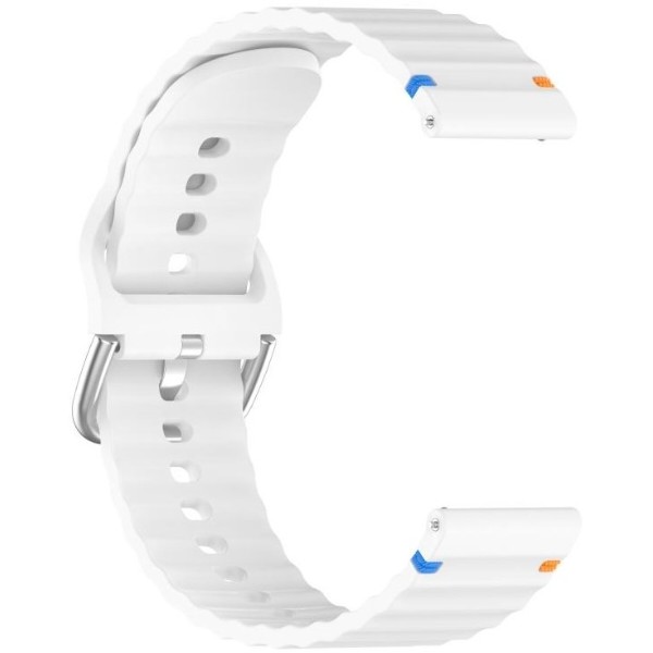 Фото - Ремінець для смарт-годинника BeCover Ribbed Tape (22mm) for Huawei Watch GT 5 / GT 4 (46mm) / GT 3 (46mm) / GT 2 (46mm) / GT 2 Pro / Watch GS Pro White (714291)