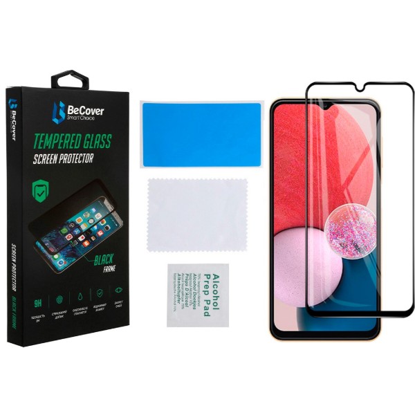 Фото - Захисне скло для смартфону BeCover for Samsung Galaxy A13 SM-A135 Black (707320)