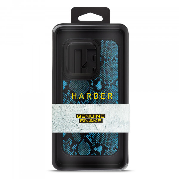 Фото - Чехол для смартфона Harder Genuine Snake for Apple iPhone 15 Pro Max Dark Blue (ARM76784)