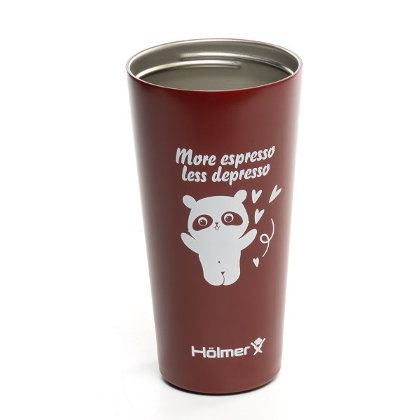 Фото - Термокружка Holmer TC-0500-DR Coffee Time