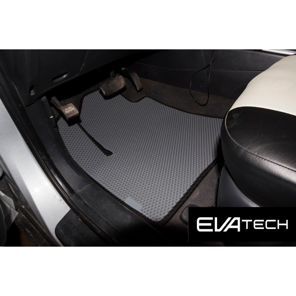 Фото - Коврики ворсовые в салон авто EVAtech Standard для Hyundai Santa FE (CM) 5 seats 2006-2010 2 поколение SUV Korea черный кант HY33308CVK5KD4VEB