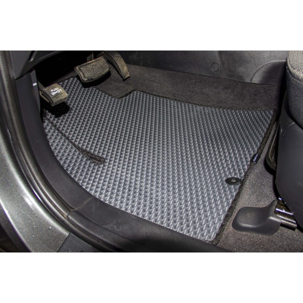 Фото - Коврики ворсовые в салон авто EVAtech Standard для Hyundai Santa FE (CM) 5 seats 2006-2010 2 поколение SUV Korea черный кант HY33308CVK5KD4VEB