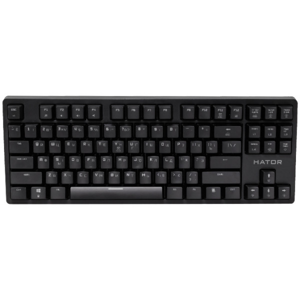 Фото - Клавиатура проводная игровая Hator Rockfall EVO TKL Optical ENG/UKR/RUS (HTK-630)