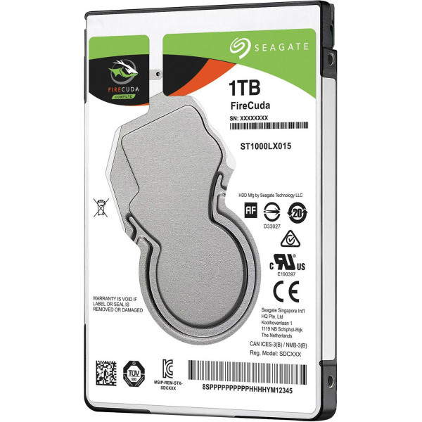 Фото - Жесткий диск внутренний Seagate FireCuda SSHD 1TB 5400rpm 128MB 2.5 SATAIII (ST1000LX015)
