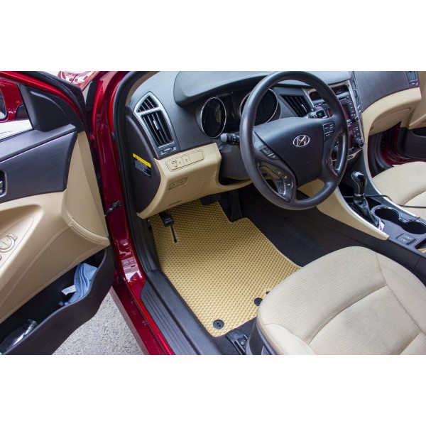 Фото - EVA килимки в салон авто передні EVAtech для Sonata (YF) Hybrid (5 clips) Hyundai 2009-2014 6 покоління Sedan USA HY12467AV2KH3RGB