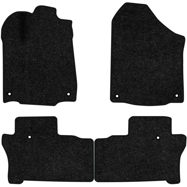 Фото - Килимки ворсові в салон авто EVAtech Standard для Honda Pilot Elite 7 seats 2015-2022 3 покоління SUV USA чорний кант HA12343PEC4TL6VEB