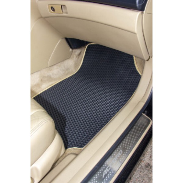 Фото - Коврики из экокожи в салон авто EVAtech ECO для Accord AT (Electric seats) Honda 2003-2008 7 поколение Sedan EU (HA13173CG5TL2BBB)