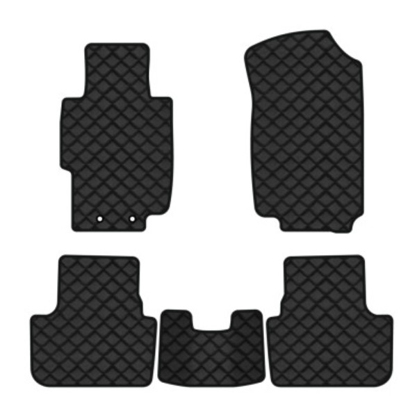 Фото - Коврики из экокожи в салон авто EVAtech ECO для Accord AT (Electric seats) Honda 2003-2008 7 поколение Sedan EU (HA13173CG5TL2BBB)