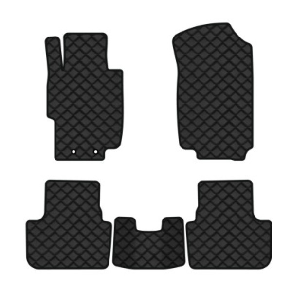 Фото - Килимки з екошкіри в салон авто EVAtech ECO для Accord AT (Electric seats) Honda 2003-2008 7 покоління Sedan EU (HA13173CV5TL2BBB)