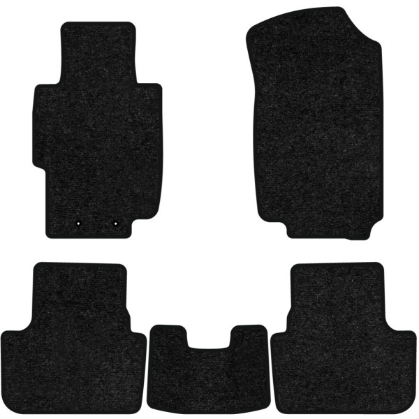 Фото - Килимки ворсові в салон авто EVAtech Standard для Honda Accord AT (Electric seats) 2003-2008 7 покоління Combi EU чорний кант HA13175CG5LA2VEB