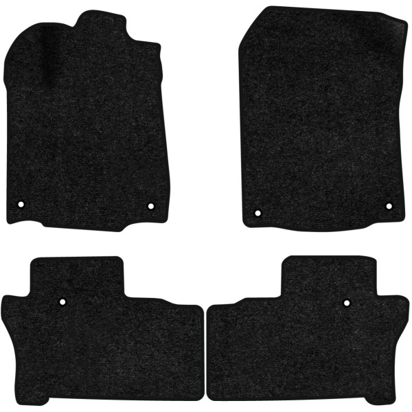 Фото - Коврики ворсовые в салон авто EVAtech Standard для Honda Pilot Elite 8 seats 2015-2022 3 поколение SUV USA черный кант HA13337PDC4TL6VEB