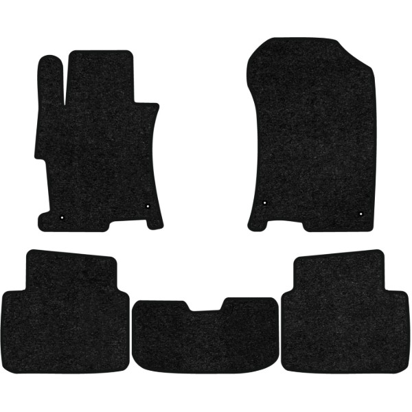 Фото - Коврики ворсовые в салон авто EVAtech Standard для Honda Accord (CP) 2008-2013 8 поколение Sedan USA черный кант HA13759C5LA4VEB