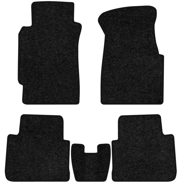 Фото - Килимки ворсові в салон авто EVAtech Standard для Honda Civic 1991-1995 5 покоління Coupe USA чорний кант HA1464CB5VEB