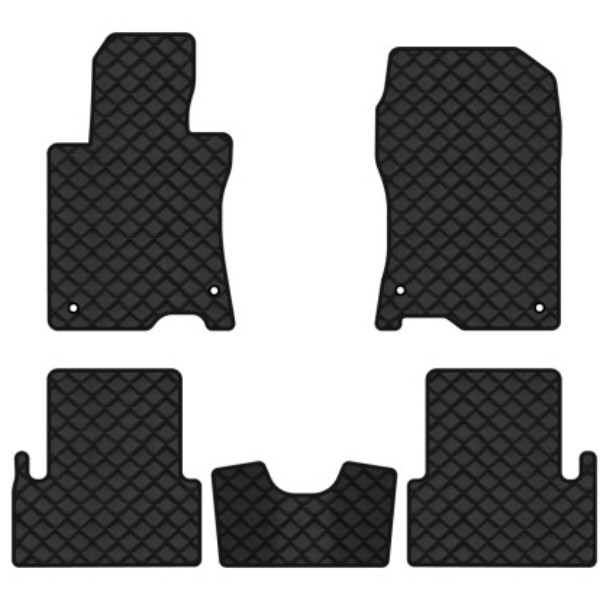 Фото - Коврики из экокожи в салон авто EVAtech ECO для Accord (CU) Honda 2008-2013 8 поколение Sedan EU HA373CB5TL4BBB
