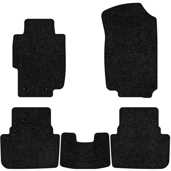 Фото - Килимки ворсові в салон авто EVAtech Standard для Honda Accord MT 2003-2008 7 покоління Sedan USA чорний кант HA3924CG5LA2VEB