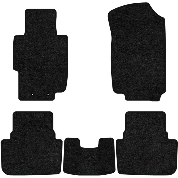 Фото - Килимки ворсові в салон авто EVAtech Standard для Honda Accord AT (Mechanical seats) 2003-2008 7 покоління Sedan EU чорний кант HA3958CG5LA2VEB