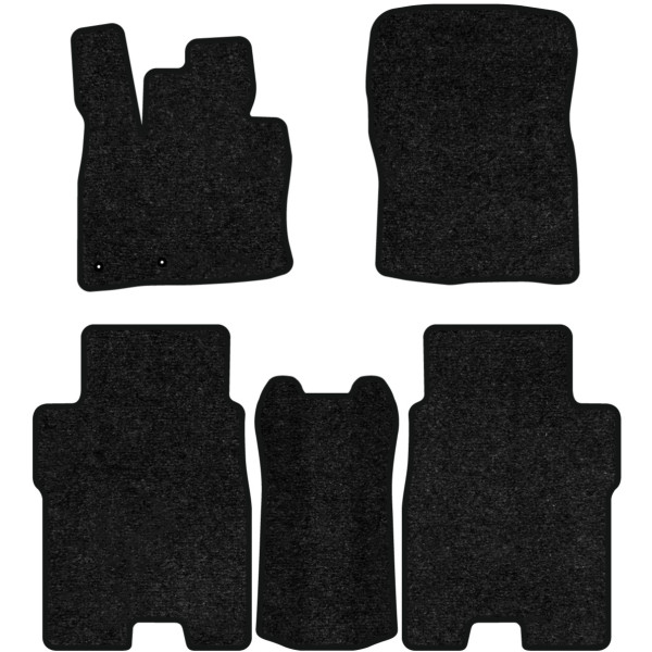 Фото - Килимки ворсові в салон авто EVAtech Standard для Honda Civic Type R (FN2) 3-doors 2007-2011 3 покоління Htb EU чорний кант HA42581C5LA2VEB