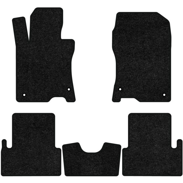 Фото - Коврики ворсовые в салон авто EVAtech Standard для Honda Accord 2008-2013 8 поколение Combi EU черный кант HA42982C5TL4VEB