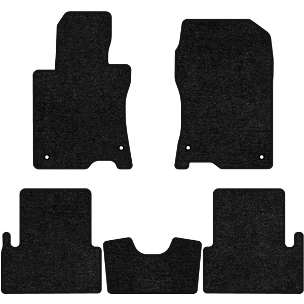 Фото - Коврики ворсовые в салон авто EVAtech Standard для Honda Accord 2008-2013 8 поколение Combi EU черный кант HA42982CB5TL4VEB