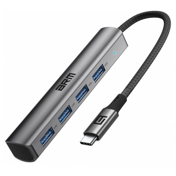 Фото - Хаб USB Armorstandart Type-C to 4USB Gray (ARM69364)