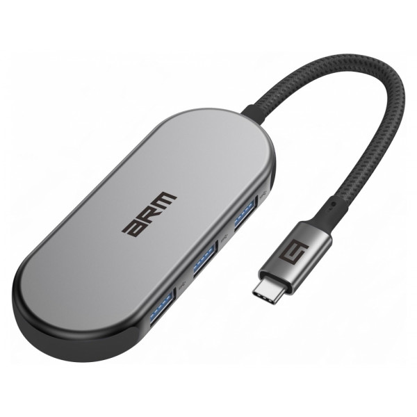 Фото - Хаб USB Armorstandart Type-C to HD4K+PD+3USB+TF/SDcard Gray (ARM69366)