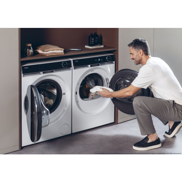 Фото - Комплект техники Haier Стиральная машина с фронтальной загрузкой + Сушильная машина Haier HW110-BD14397U1S + HD100-A3Q397U1-S